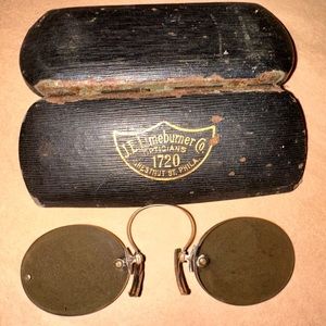 Victorian Pince-Nez Cheaters sunglasses.